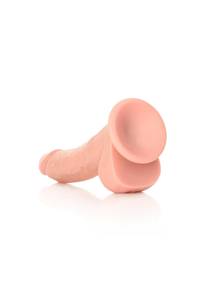 5-Silikonowe żylaste cieliste dildo przyssawka 23 cm-5