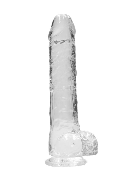 2-Duży przezroczysty żylasty penis grube dildo 24 cm-2