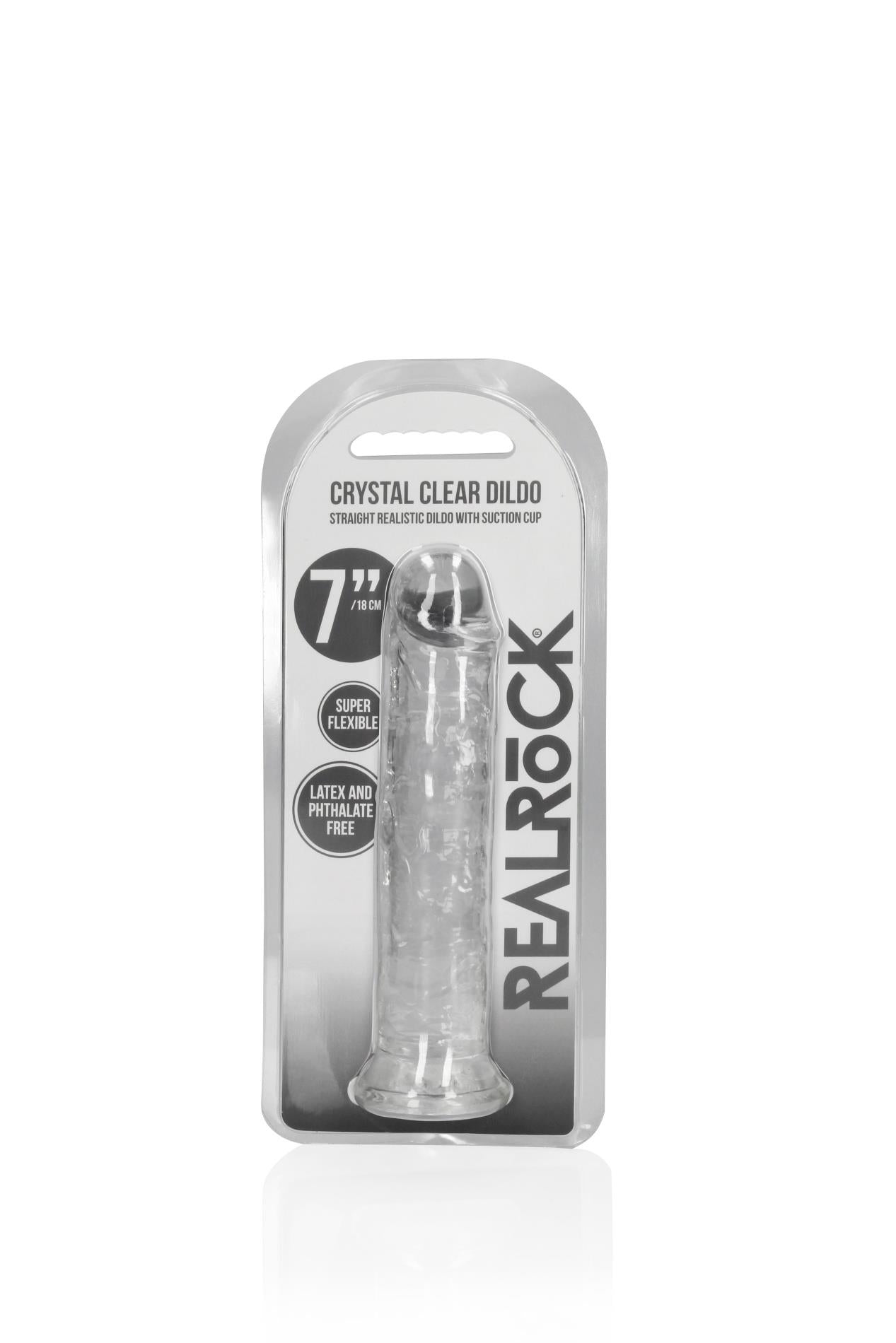 4-Straight Realistic Dildo with Suction Cup - 7'' / 18-4
