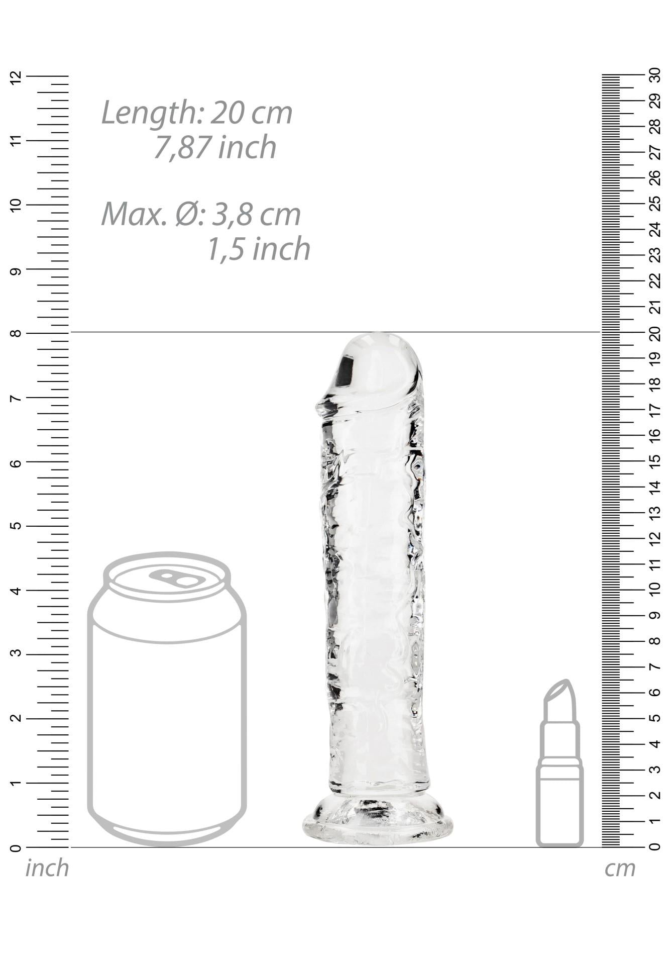 6-Straight Realistic Dildo with Suction Cup - 7'' / 18-6