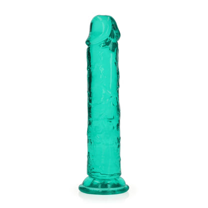 4-Żelowe zielone dildo z przyssawką waginalne i analne 20 cm-4