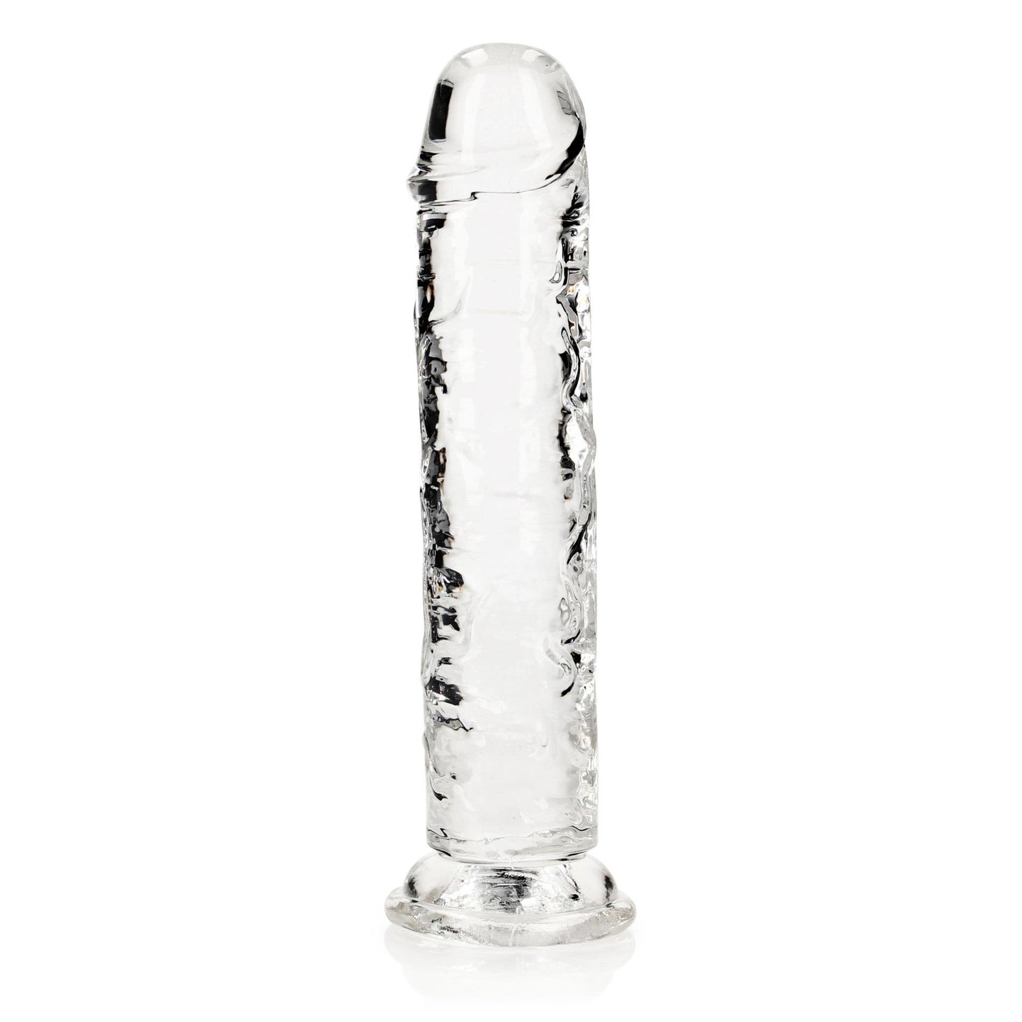 7-Żelowe przezroczyste dildo z przyssawką waginalne i analne 22 cm-7