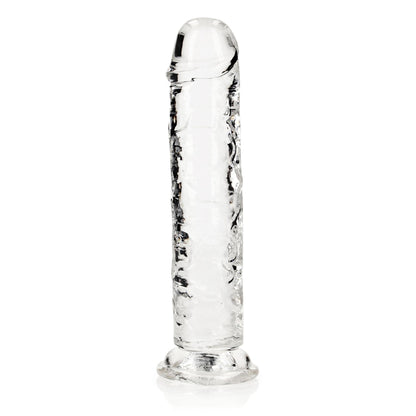 7-Żelowe przezroczyste dildo z przyssawką waginalne i analne 22 cm-7