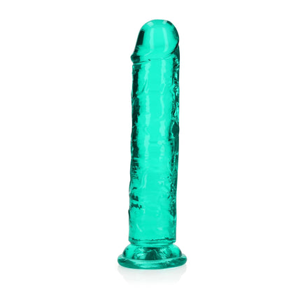 5-Żelowe zielone dildo z przyssawką waginalne i analne 22 cm-5