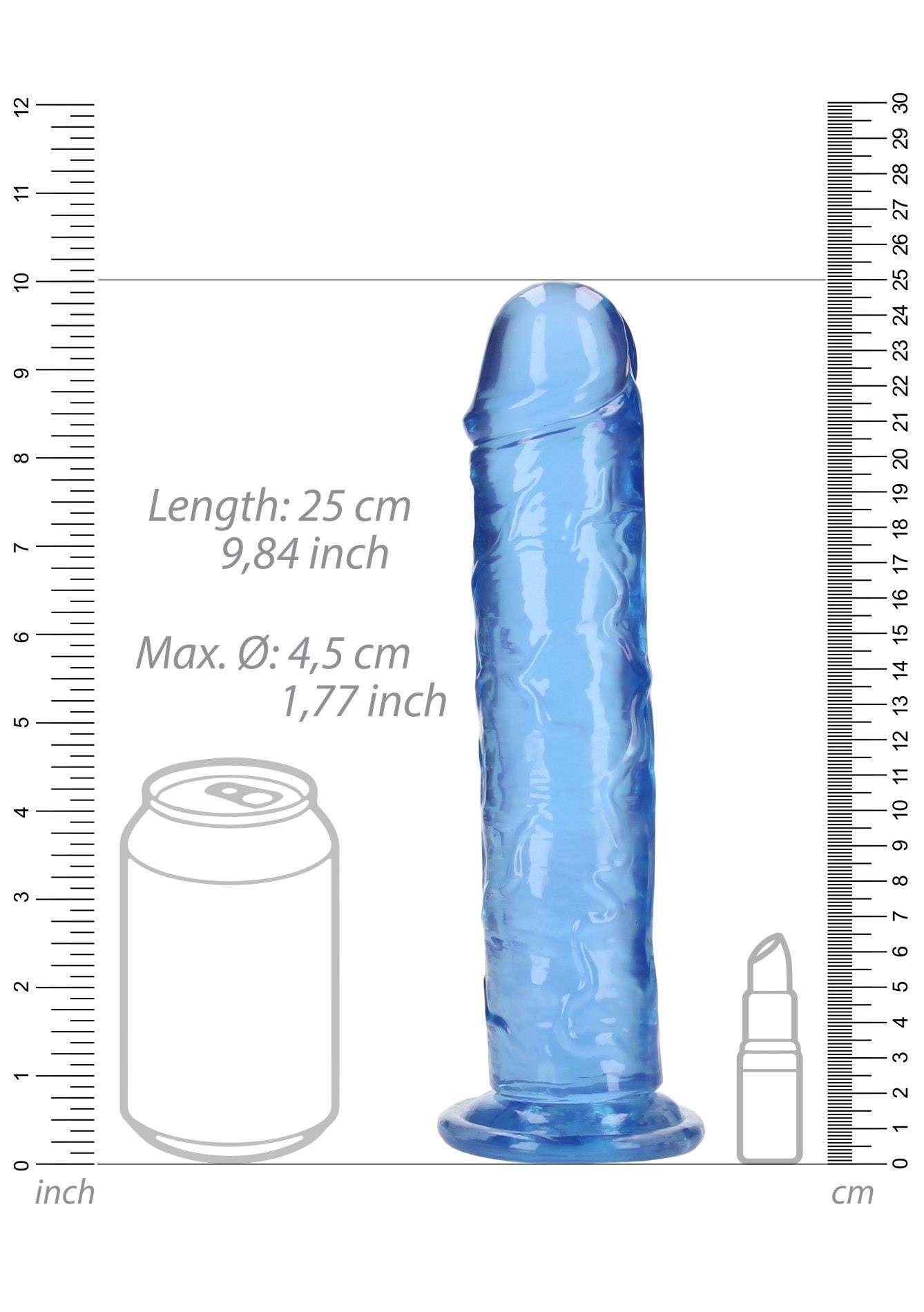 7-Żelowe realistyczne dildo analne i waginalne z przyssawką wodoodporne-7