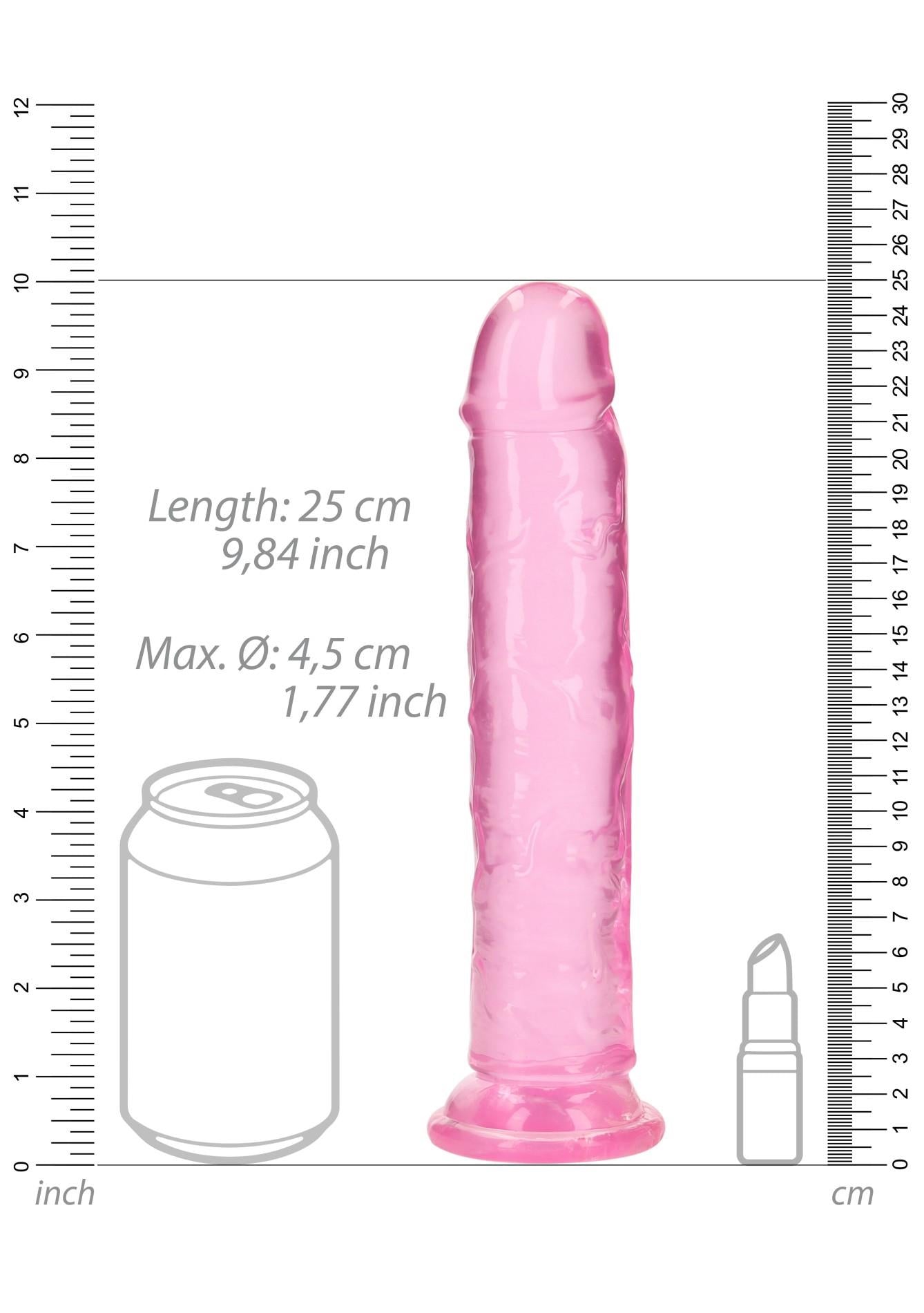 4-Żelowe dildo z przyssawką waginalne i analne 23 cm sztuczny penis-4