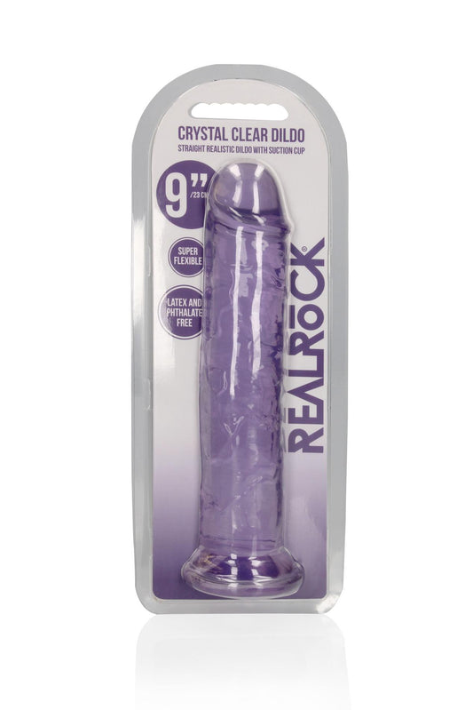 2-Straight Realistic Dildo with Suction Cup - 9'' / 23-2