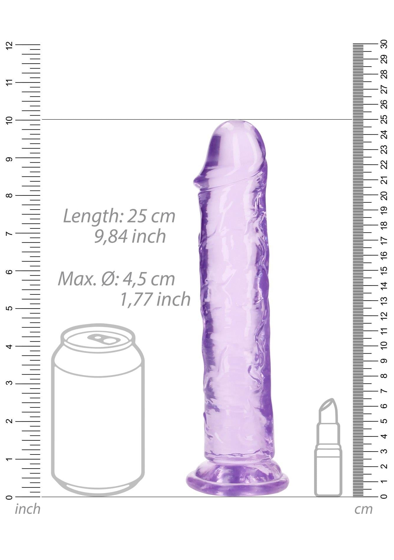 7-Straight Realistic Dildo with Suction Cup - 9'' / 23-7