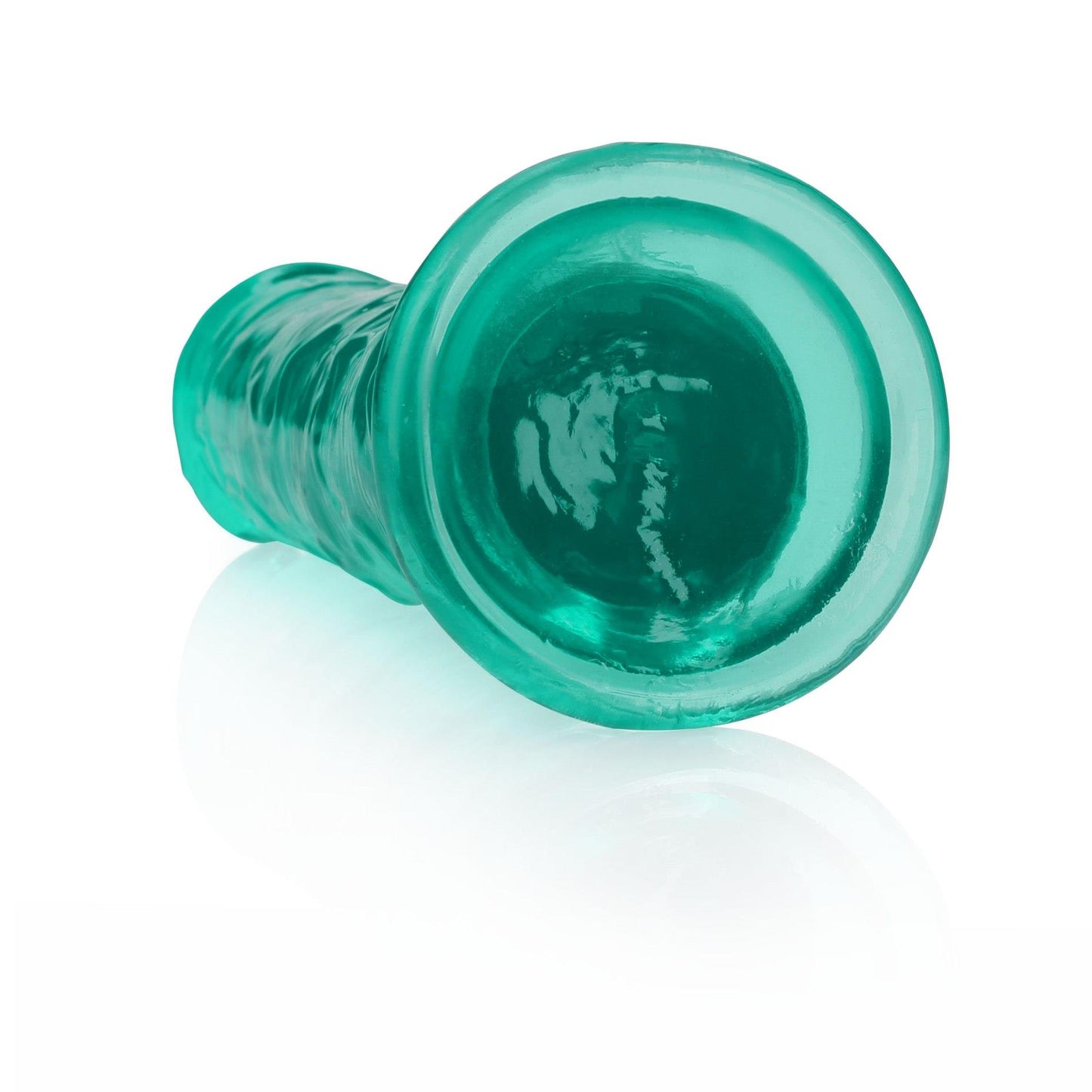 4-Żelowe zielone dildo z przyssawką waginalne i analne 25 cm-4