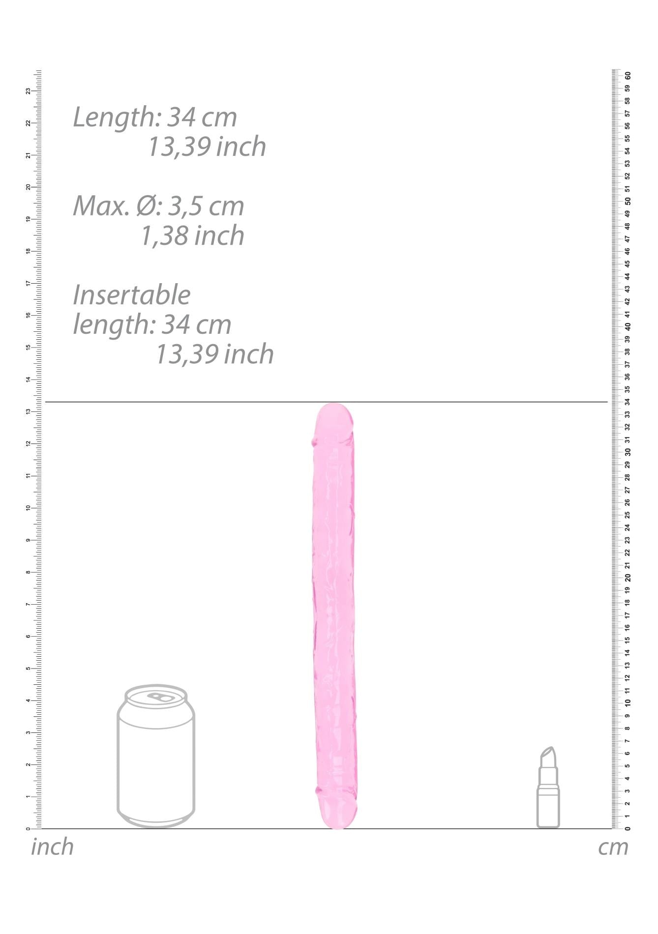 5-Realistic Double Dong - 13'' / 34 cm-5