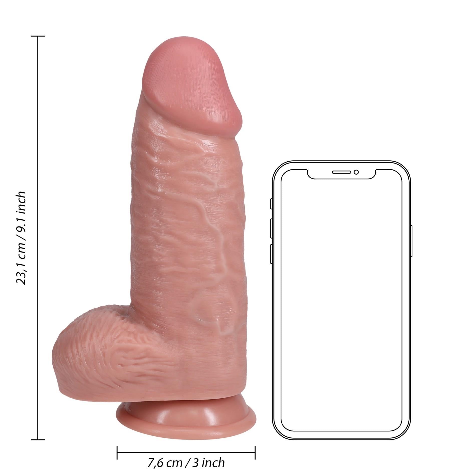 9-Extra Thick with Balls 9""-9