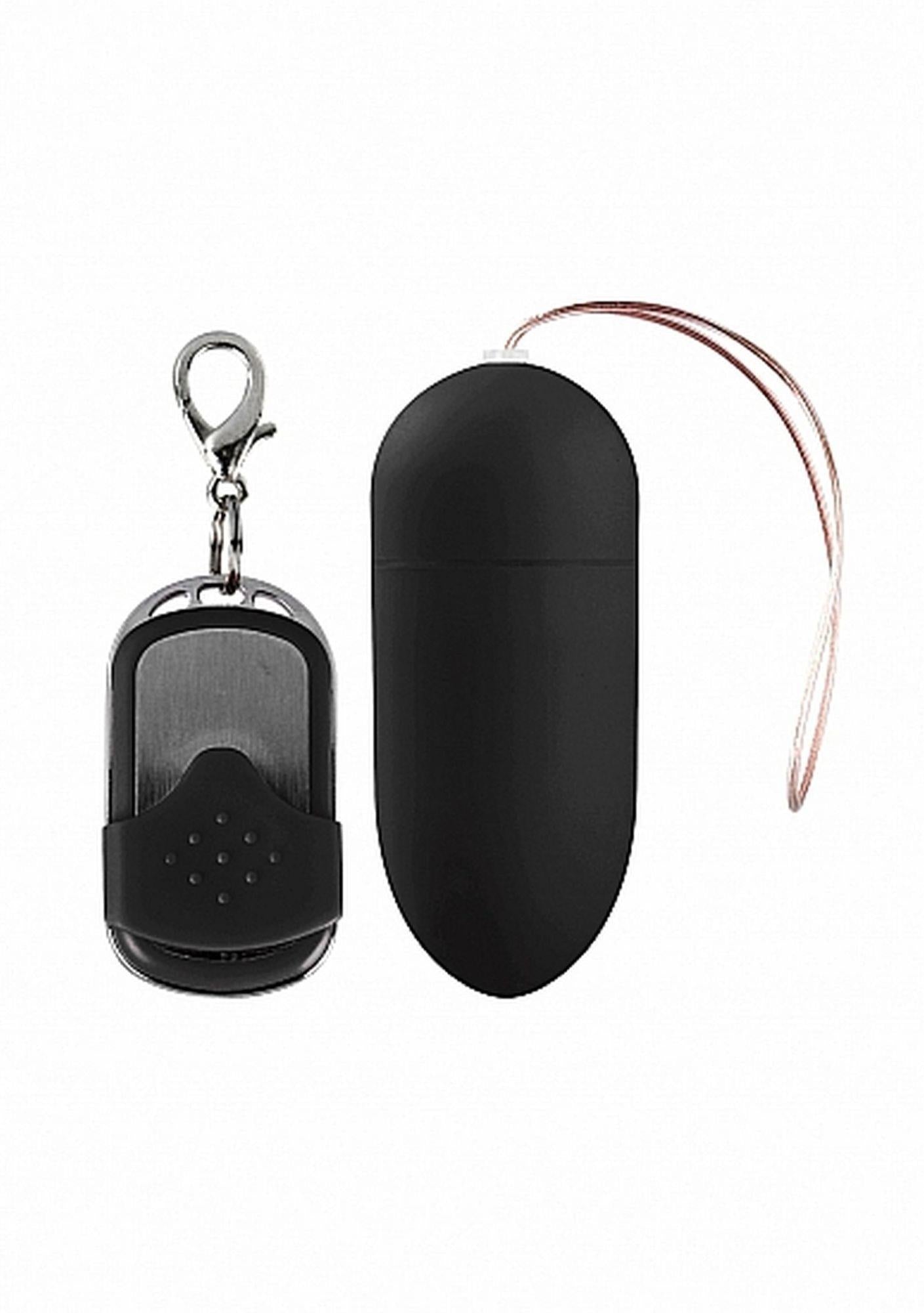 1-10 Speed Remote Vibrating Egg - Big - Black-1