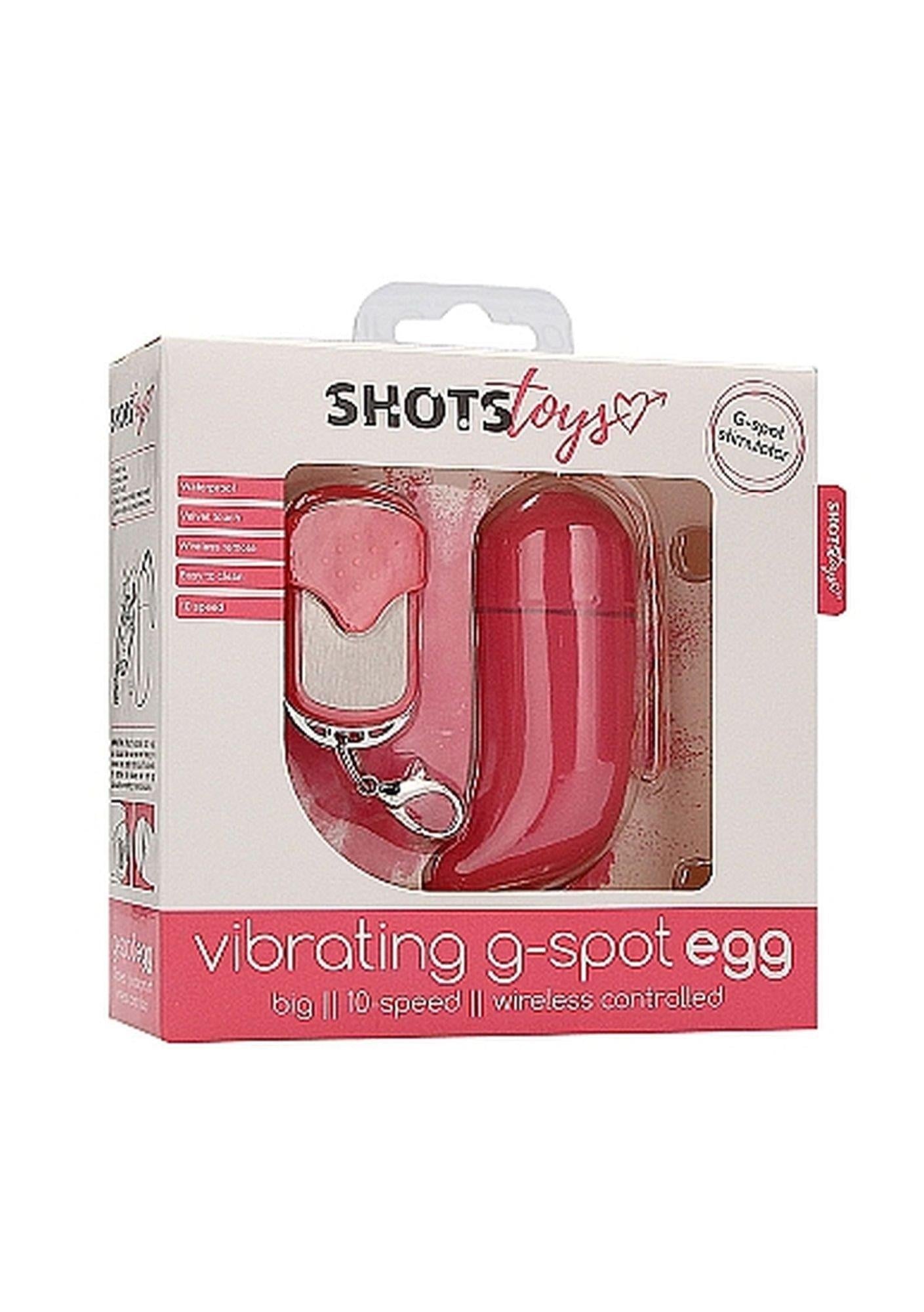 2-Wireless Vibrating G-Spot Egg - Big - Pink-2
