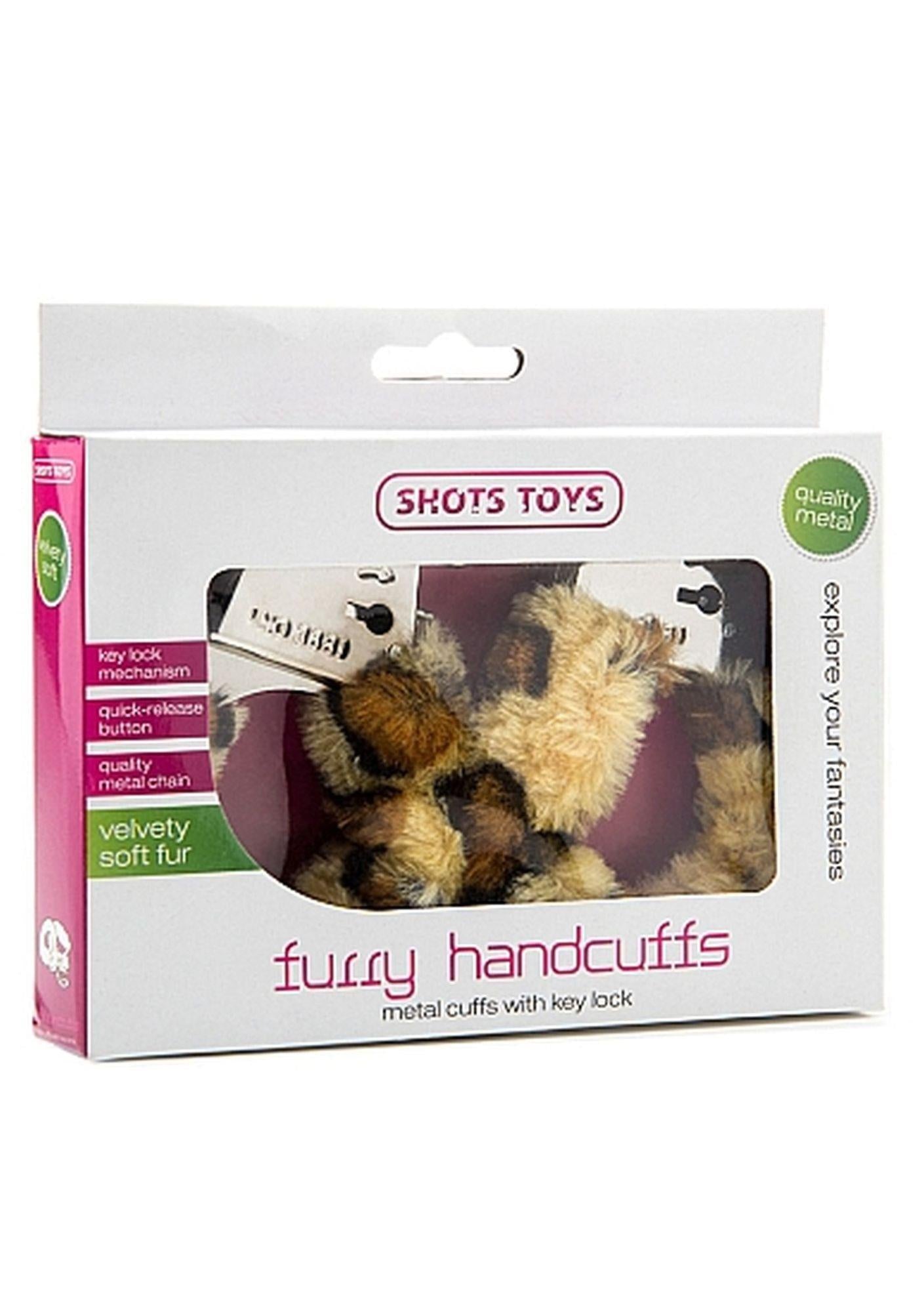 2-Furry Handcuffs - Cheetah-2