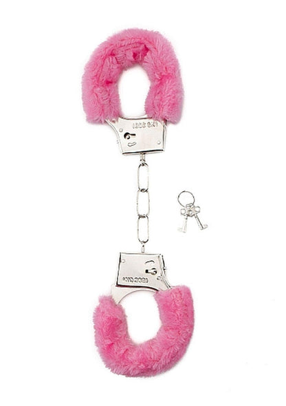 1-Furry Handcuffs - Pink-1