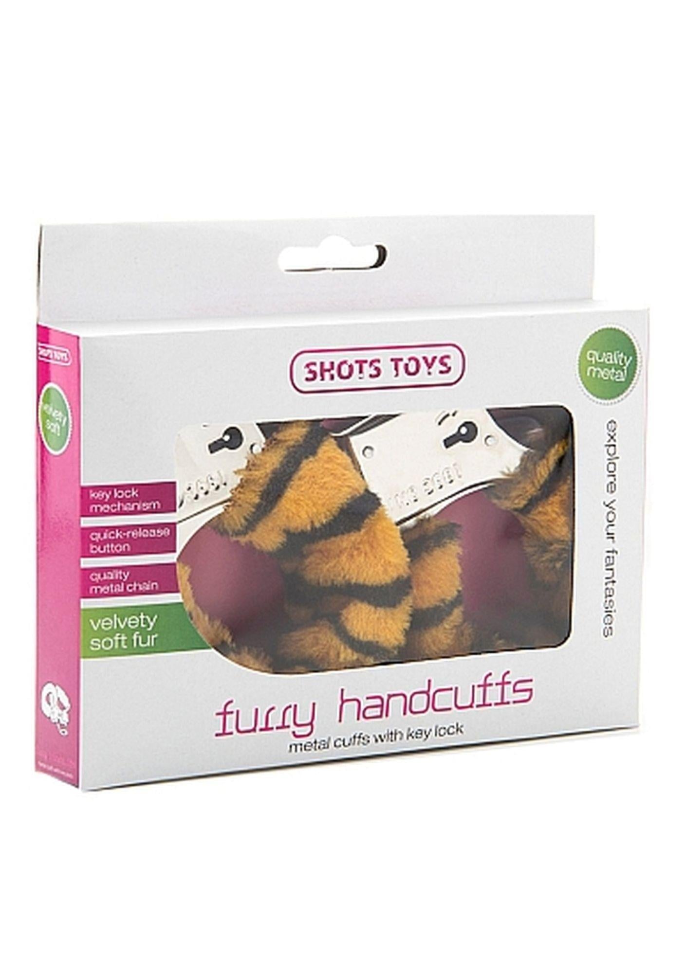 2-Furry Handcuffs - Tiger-2