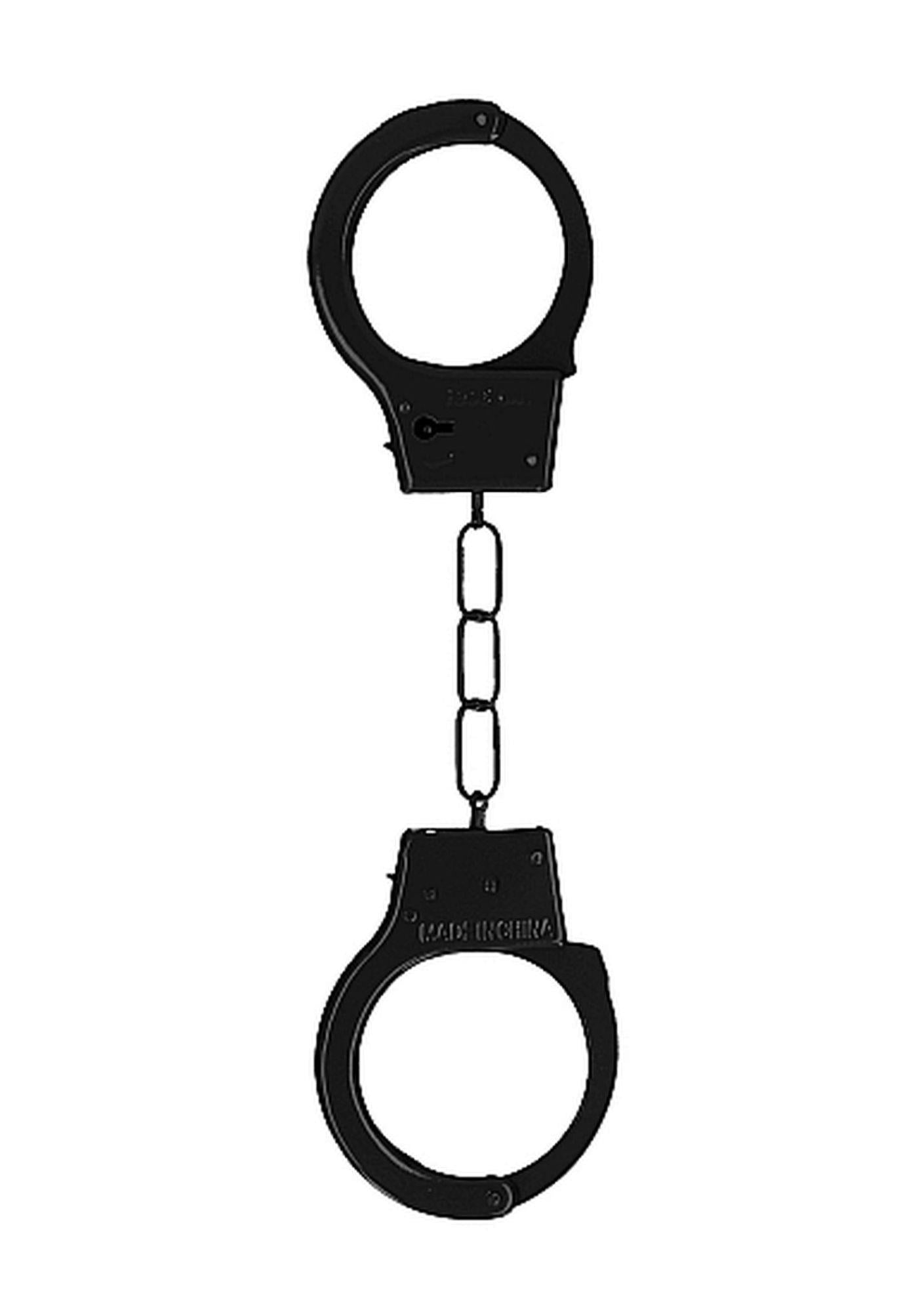 1-Kajdanki metalowe erotyczne bdsm bondage czarne-1