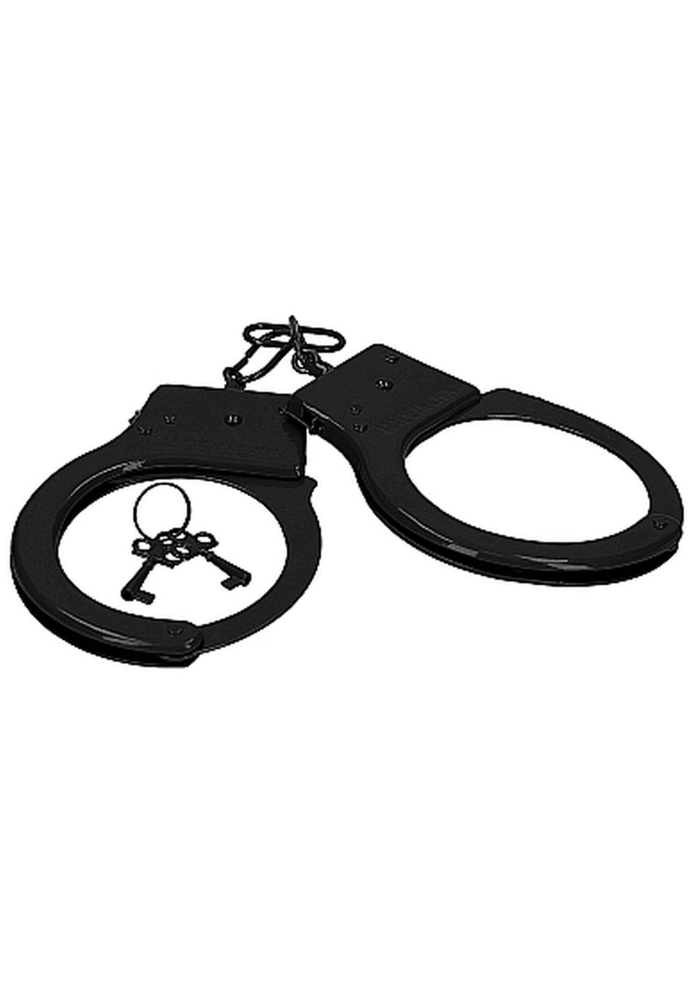 2-Kajdanki metalowe erotyczne bdsm bondage czarne-2