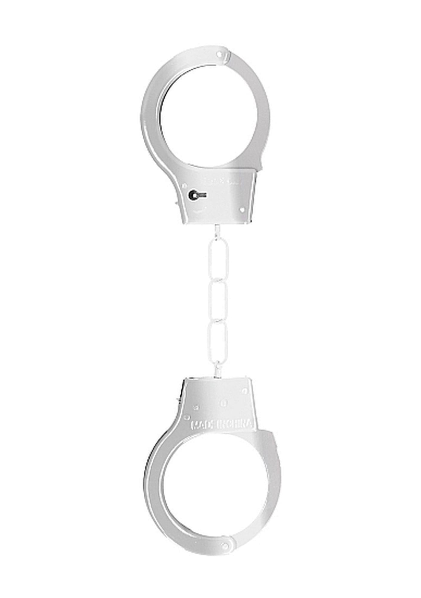 1-Kajdanki klasyczne metalowe stalowe bdsm bondage-1