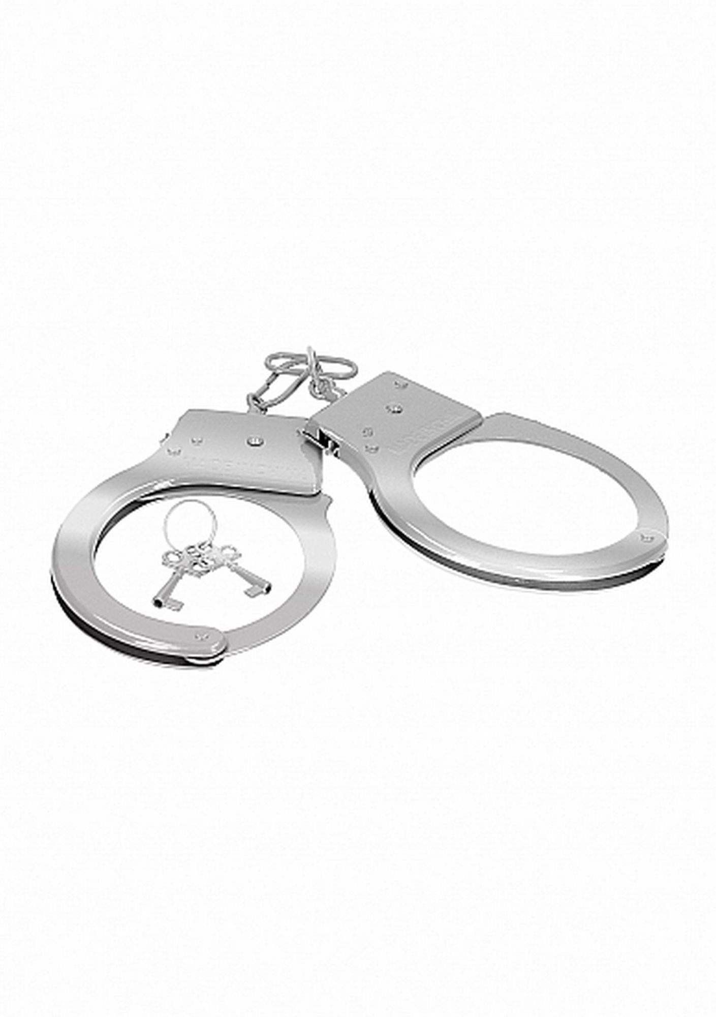 3-Kajdanki klasyczne metalowe stalowe bdsm bondage-3
