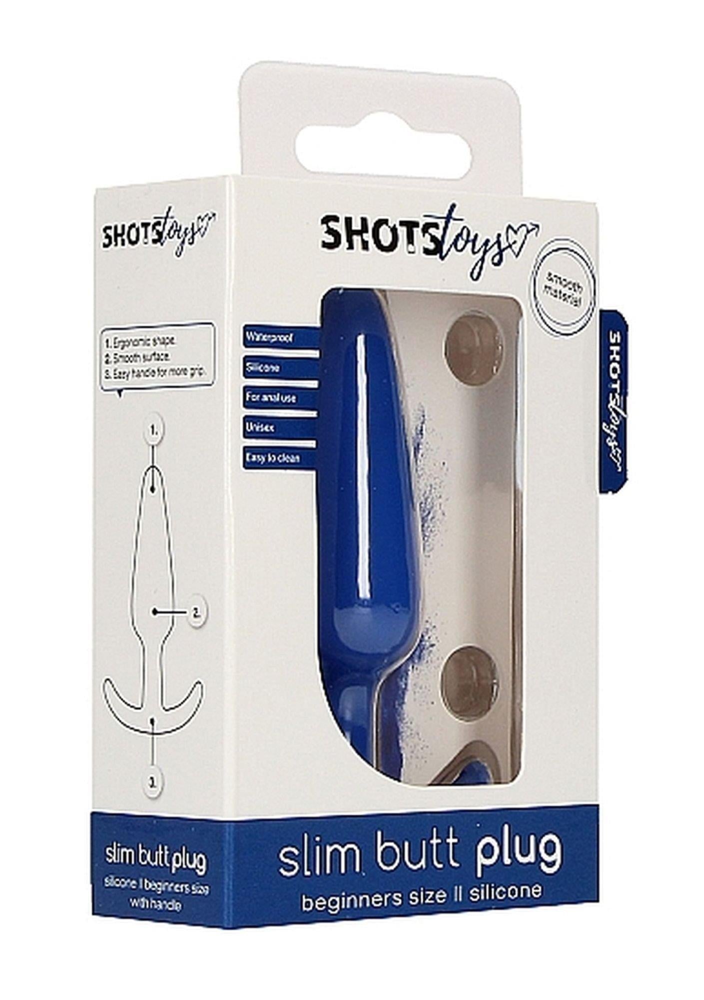2-Wodoodporny silikonowy korek analny zatyczka 7,5cm-2
