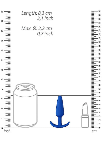 3-Wodoodporny silikonowy korek analny zatyczka 7,5cm-3