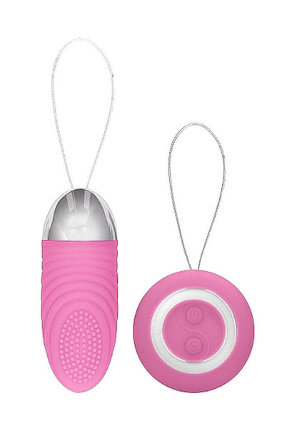 1-Ethan - Rechargeable Remote Control Vibrating Egg - Pink-1