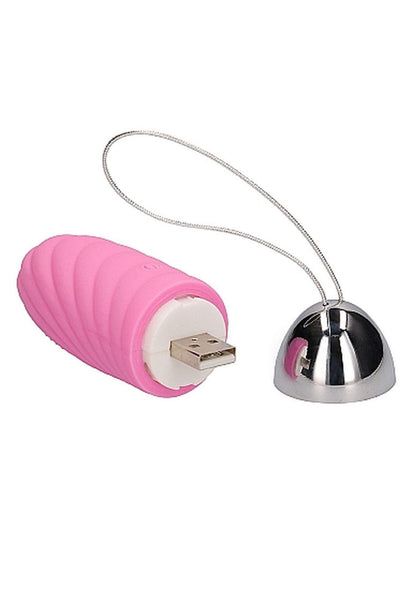 5-Ethan - Rechargeable Remote Control Vibrating Egg - Pink-5