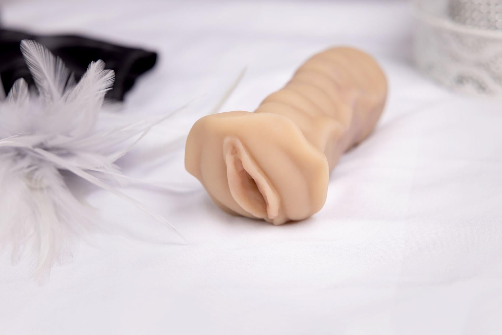 9-SZTUCZNA CIPKA CYBERSKÓRA MASTURBATOR REALISTYCZNY CIASNA SZPARKA 13,4 cm-9