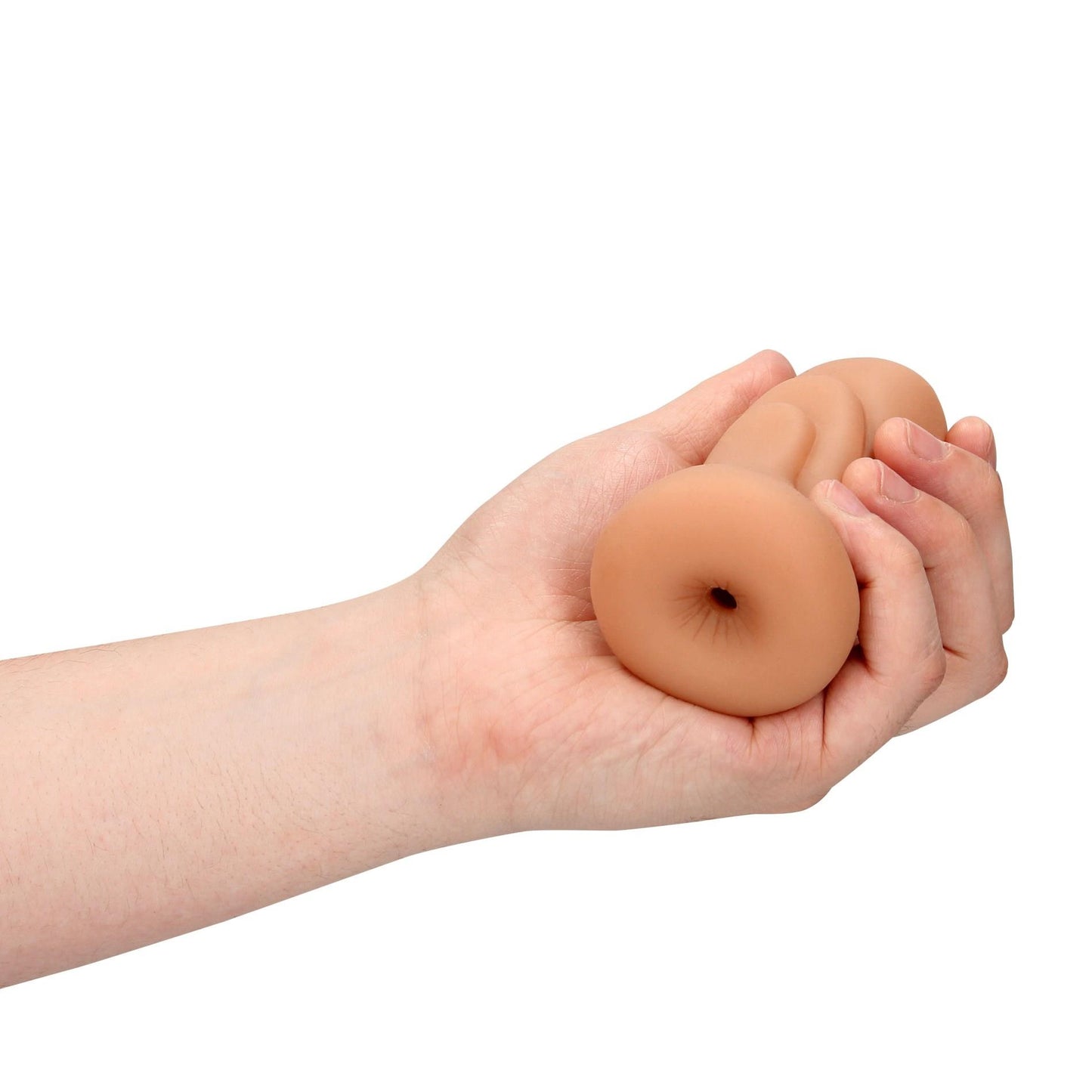 6-MASTURBATOR REALISTYCZNY Z CYBRSKÓRY CIASNA DZIURKA ANALNA ANUS 11 CM-6