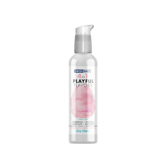 1-4 in 1 Lubricant with Cotton Candy Flavor - 4 fl oz / 118 ml-1