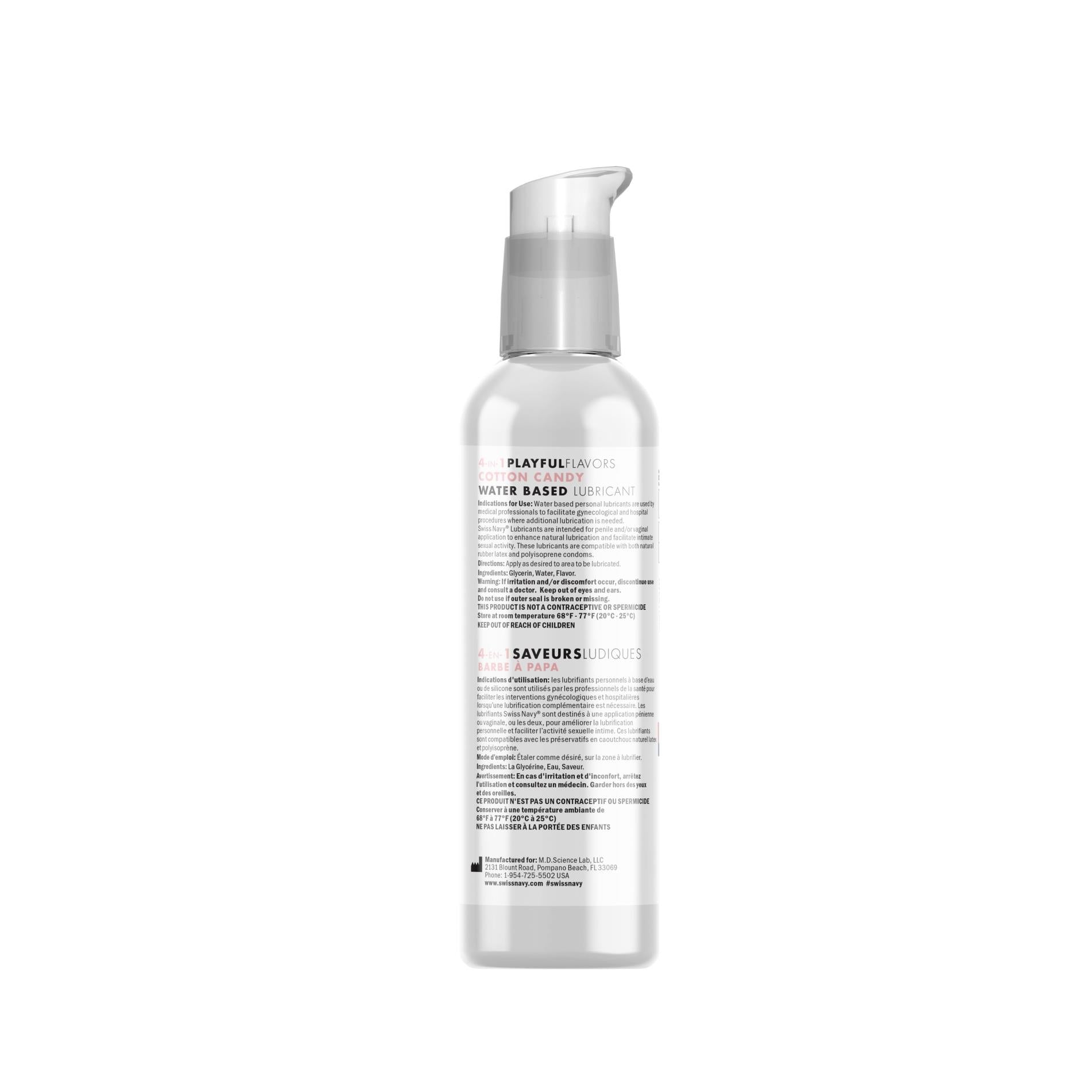2-4 in 1 Lubricant with Cotton Candy Flavor - 4 fl oz / 118 ml-2
