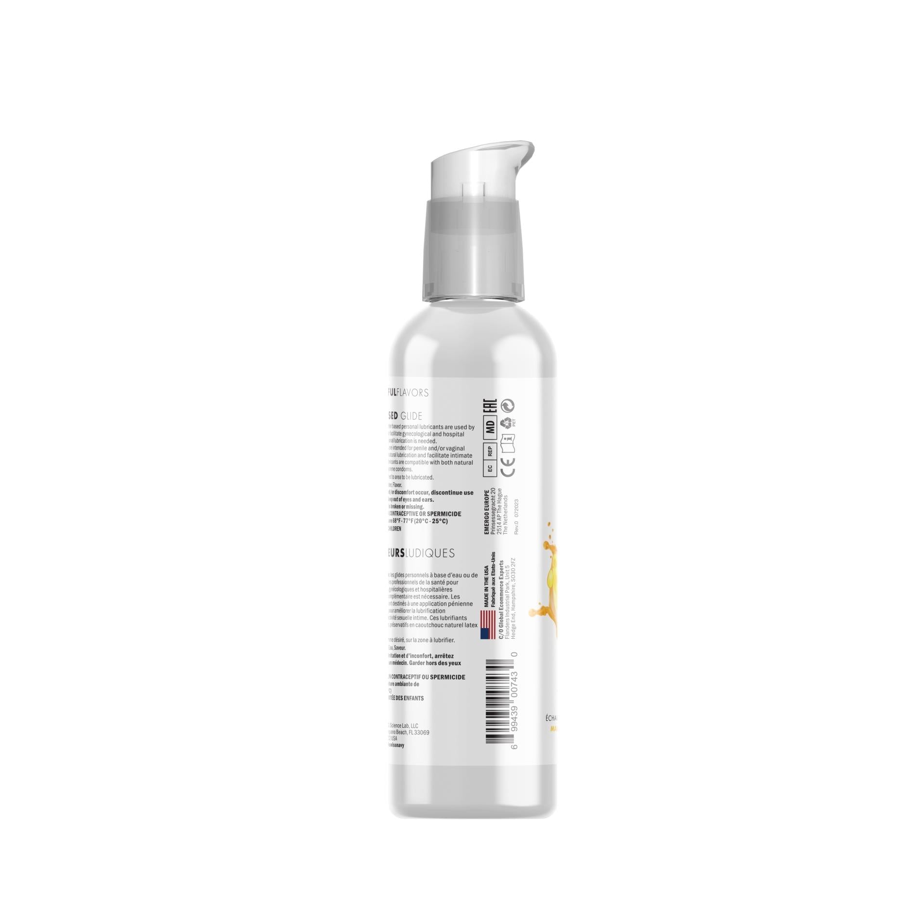 3-4 in 1 Lubricant with Mango Flavor - 4 fl oz / 118 ml-3
