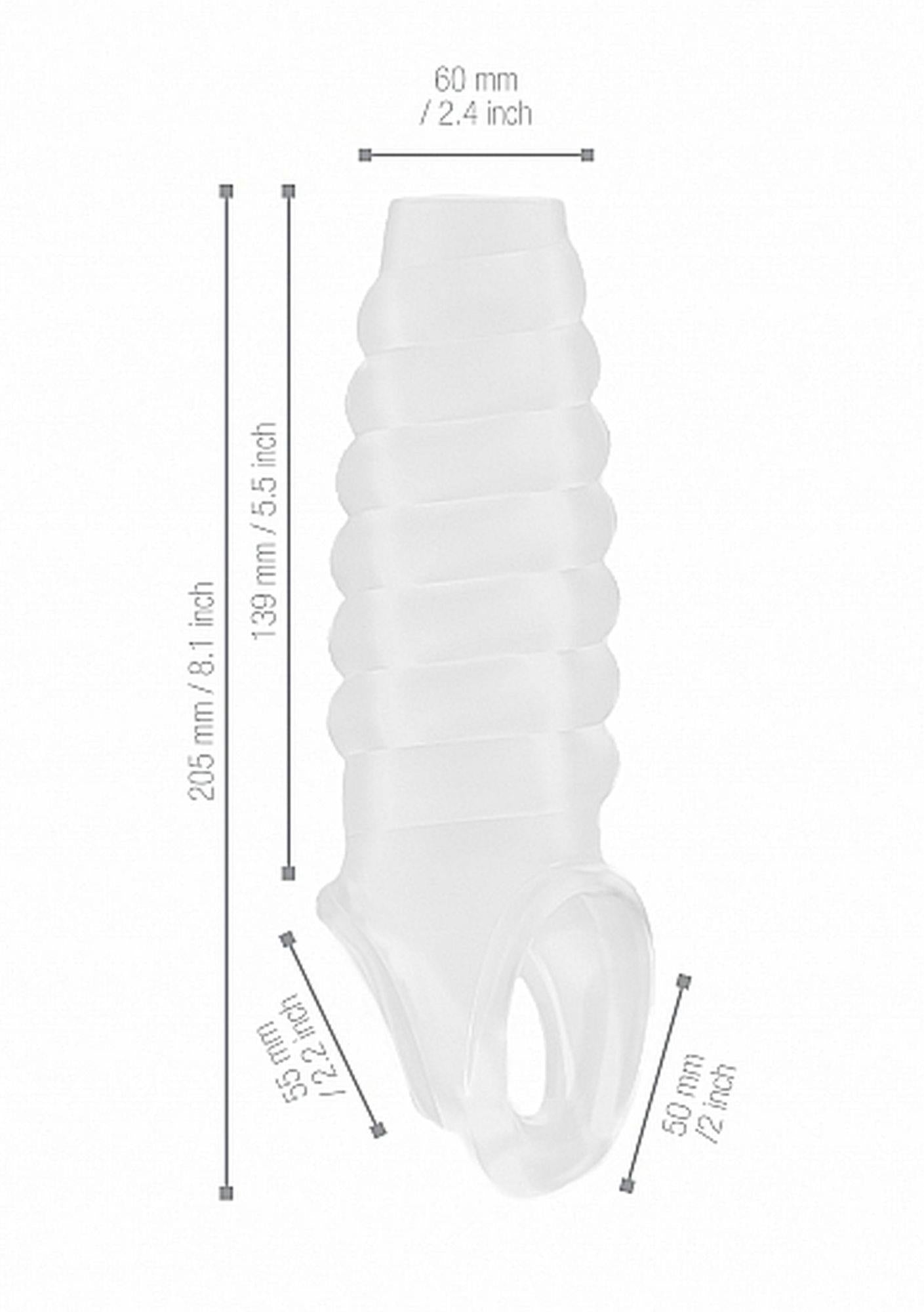 9-Nakładka na penisa z wypustkami powiększająca 20cm-9