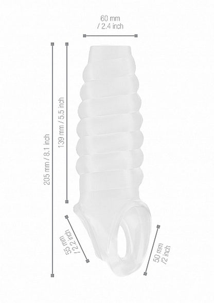 9-Nakładka na penisa z wypustkami powiększająca 20cm-9