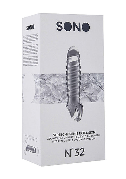 3-No.32 - Stretchy Penis Extension - Translucent-3