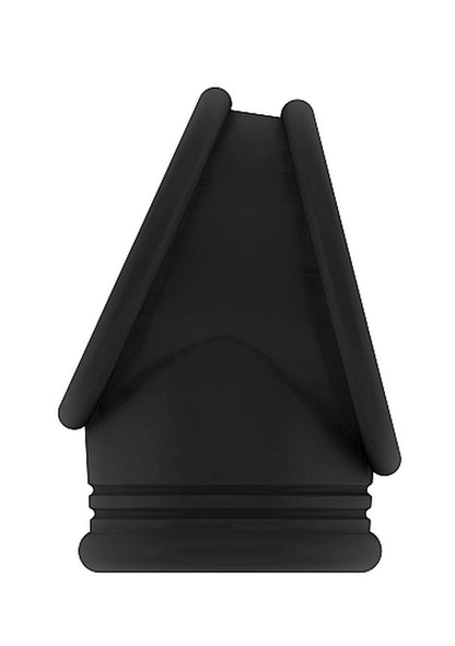 2-No.48 - Cockring with Ball Strap - Black-2