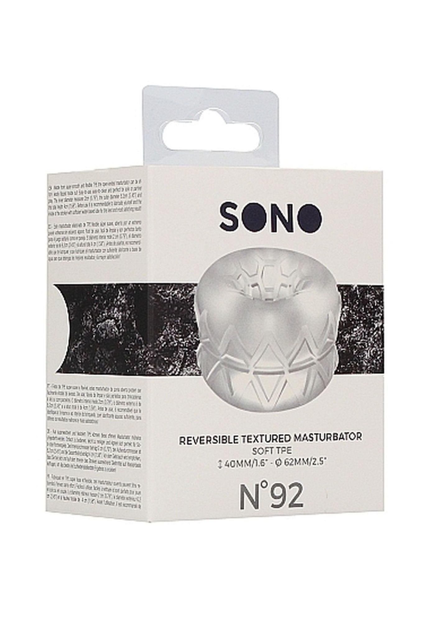2-N0. 92 - Reversible Masturbator and Bumper - Transparent-2