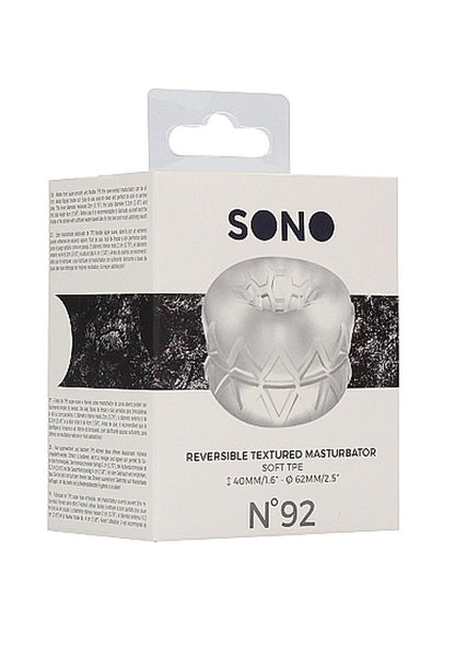2-N0. 92 - Reversible Masturbator and Bumper - Transparent-2