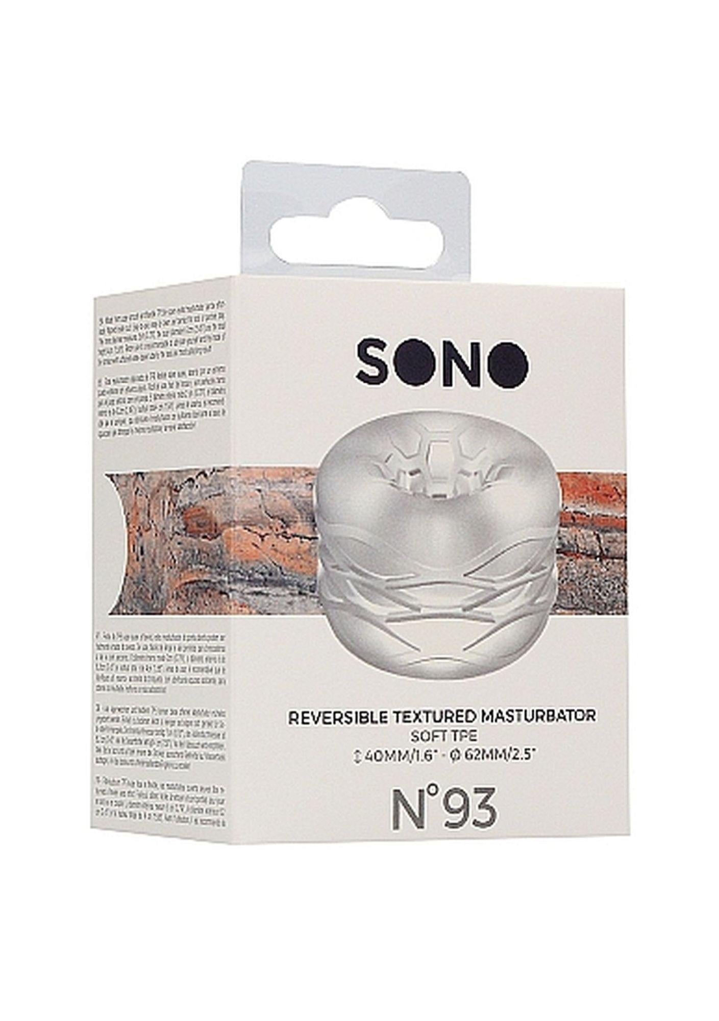 2-N0. 93 - Reversible Masturbator and Bumper - Transparent-2