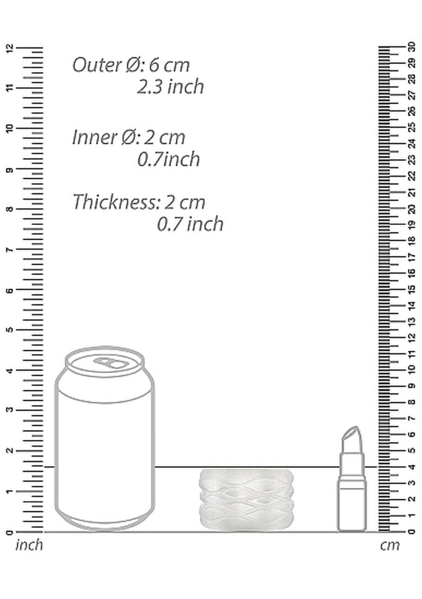 3-N0. 93 - Reversible Masturbator and Bumper - Transparent-3