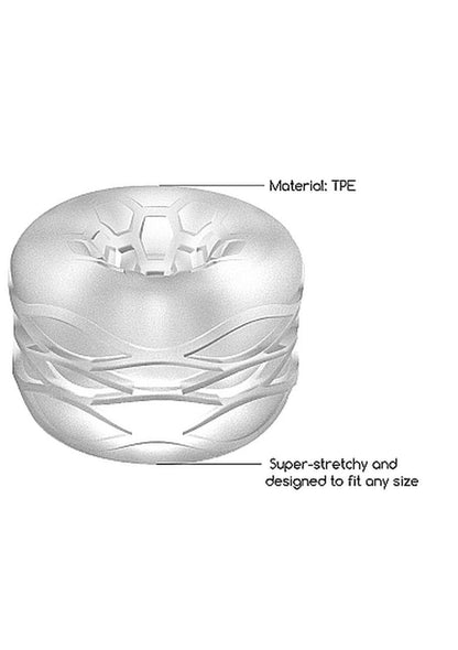 4-N0. 93 - Reversible Masturbator and Bumper - Transparent-4