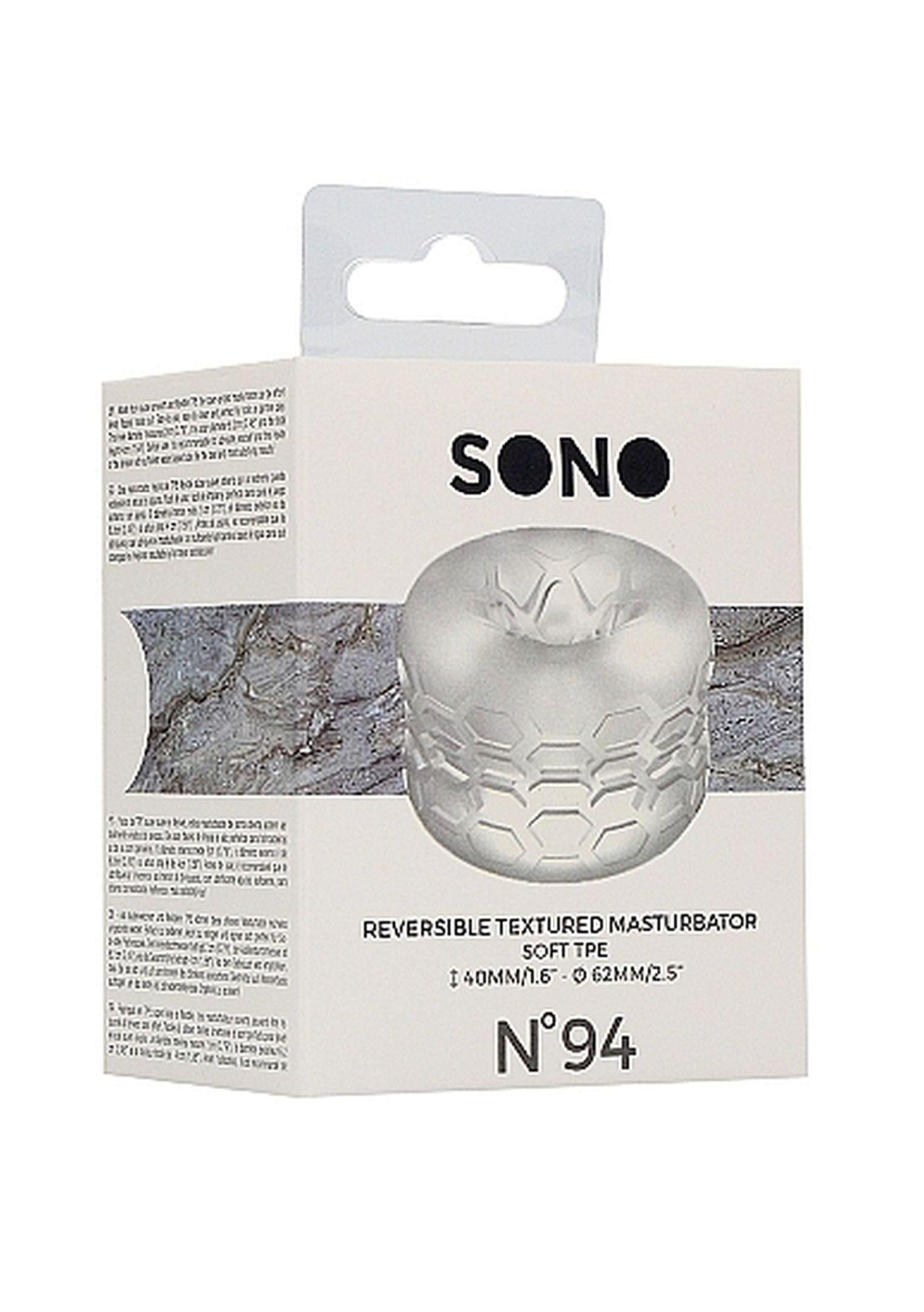 2-N0. 94 - Reversible Masturbator and Bumper - Transparent-2