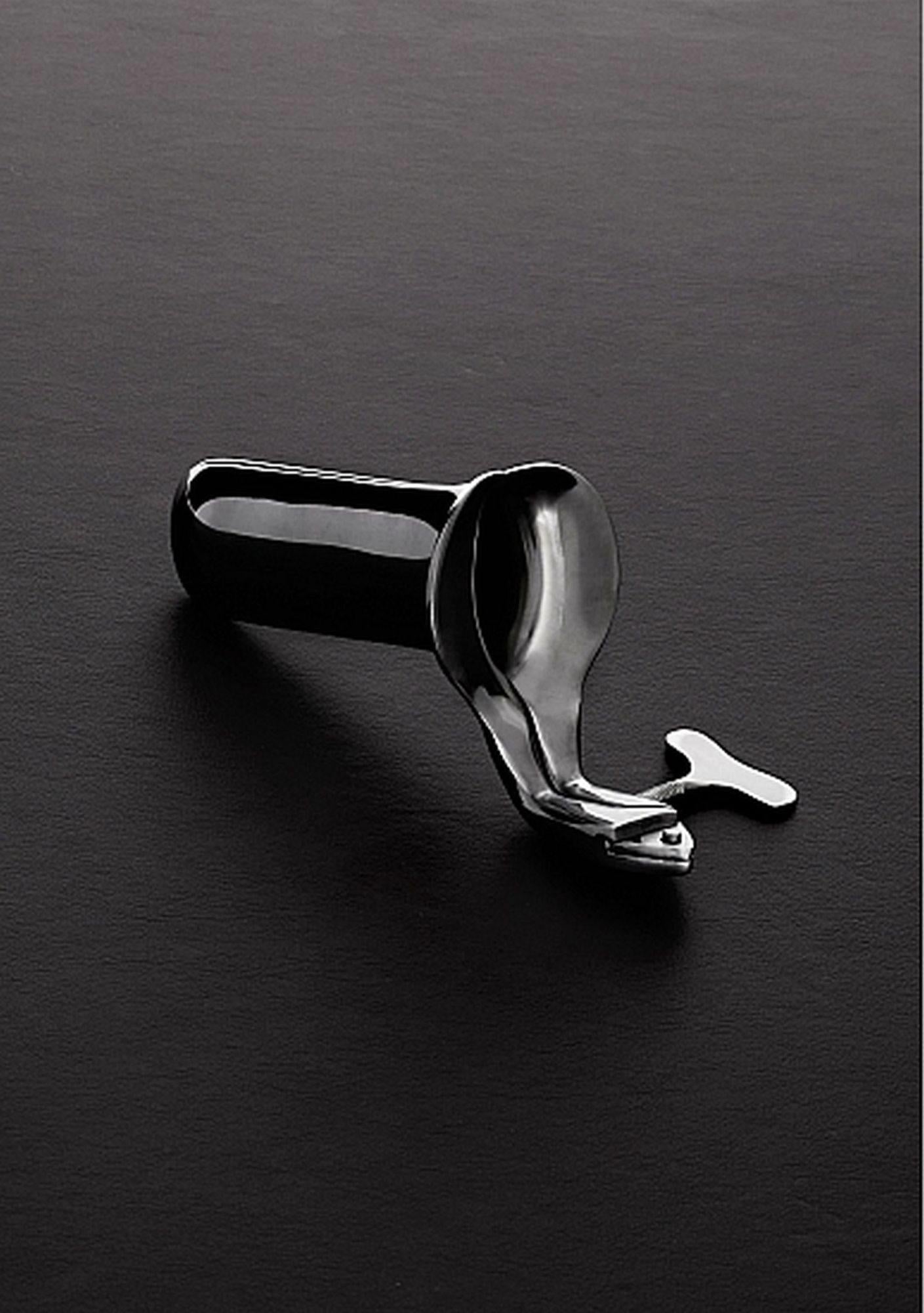 2-Collins Speculum - Medium - Brushed Steel-2