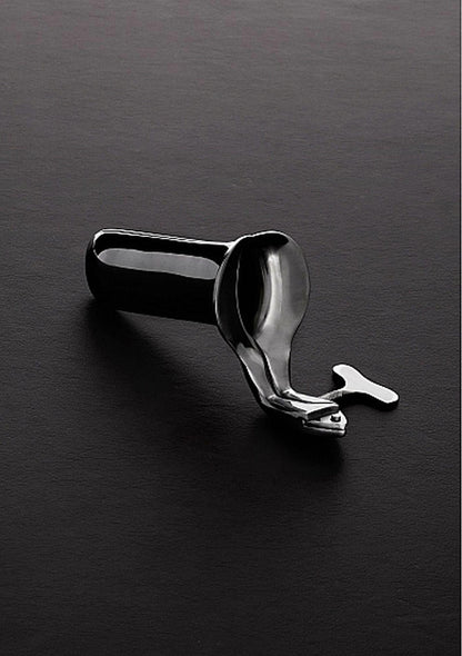 2-Collins Speculum - Medium - Brushed Steel-2