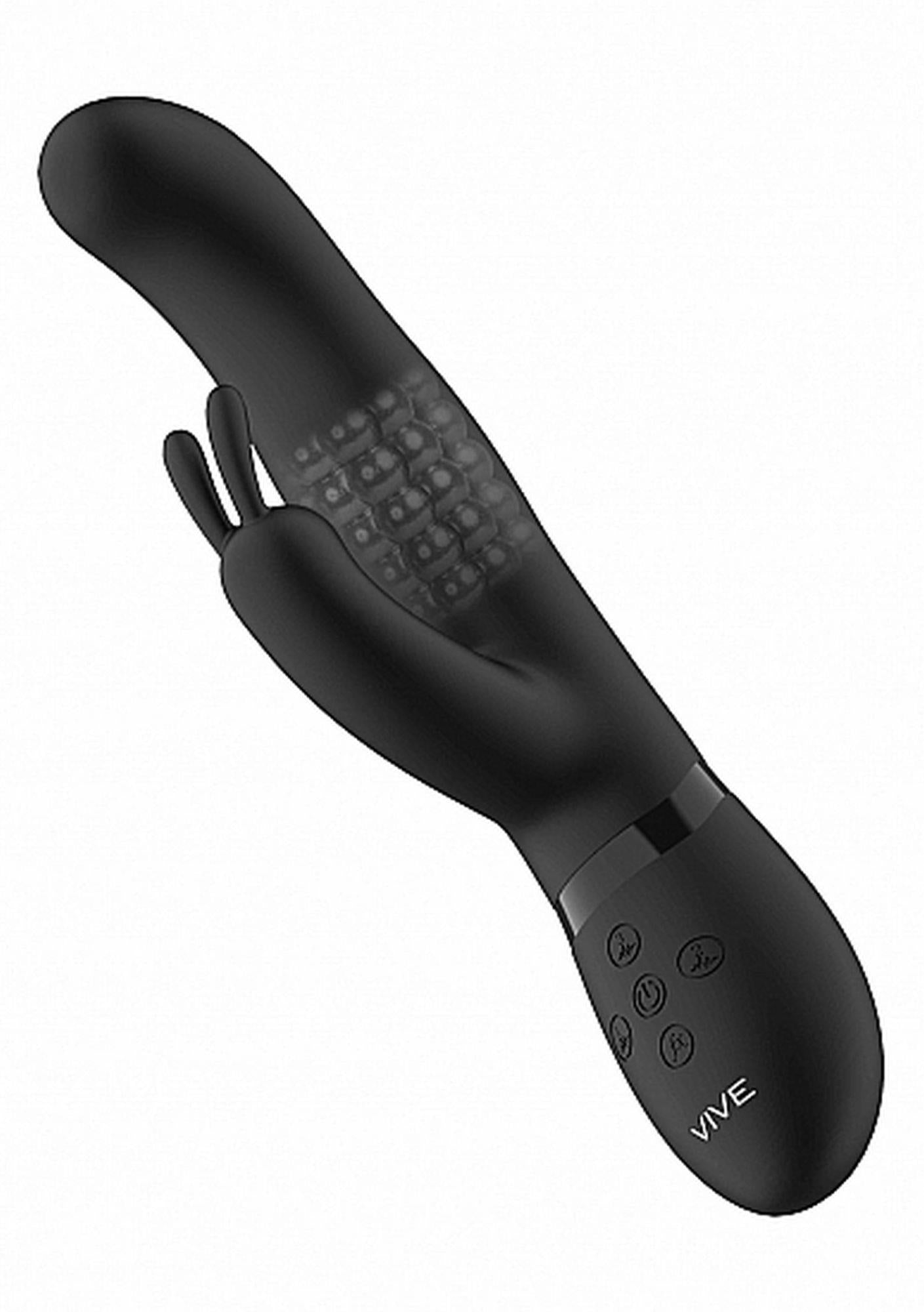7-Izara - Rotating Beads Rabbit - Black-7