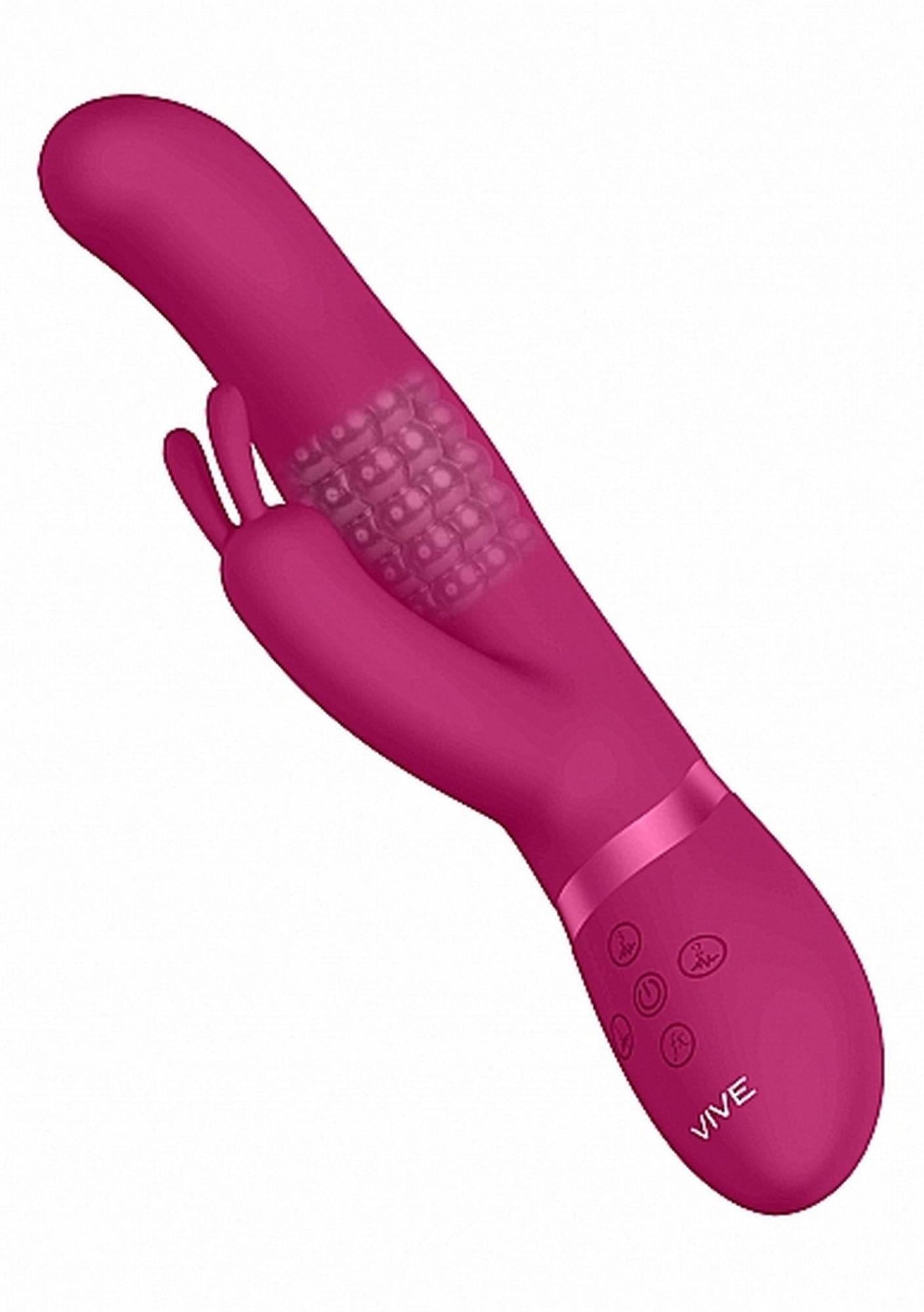 7-Izara - Rotating Beads Rabbit - Pink-7