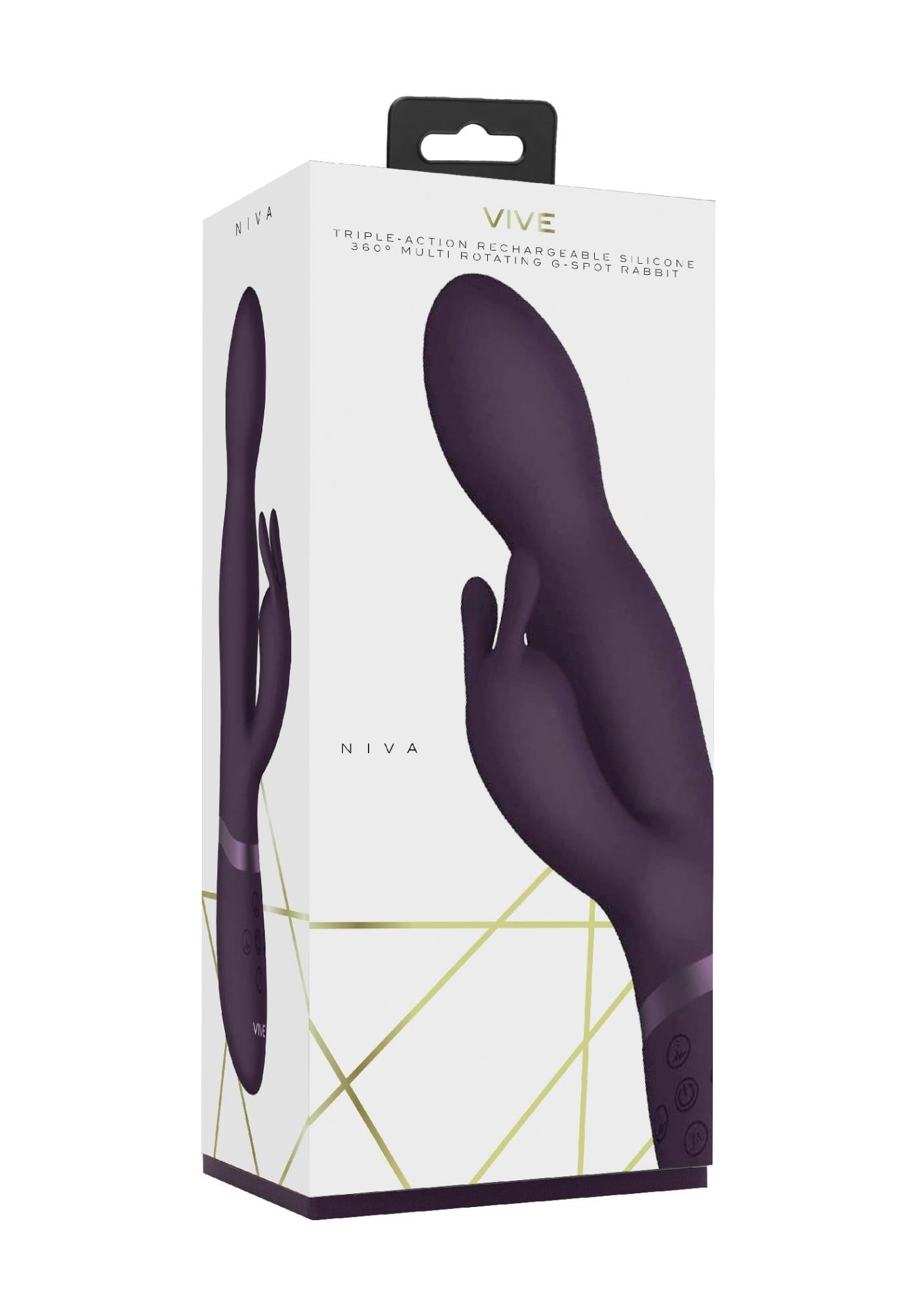 1-Wibrator królik - 360degrees Rabbit - Purple-1
