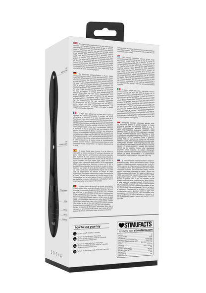 5-Wibrator-Zosia - Classic G-Spot Rabbit - Black-5