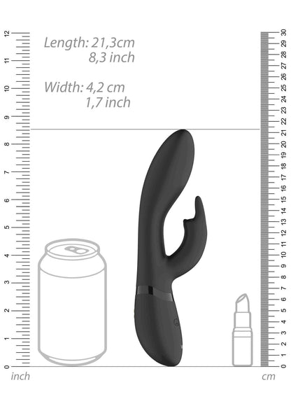 6-Wibrator-Zosia - Classic G-Spot Rabbit - Black-6